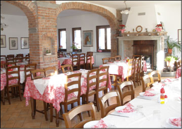 Agriturismo Le Colline, il ristorante